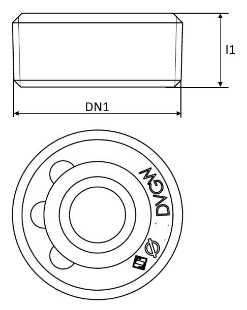 AIPS SEPP Protect Sicherheitsstopfen 5715 MOP5/GT1-HTB, für Leitungsenden, nur mit Spezialwerkzeug montierbar und demontierbar, MS Messing