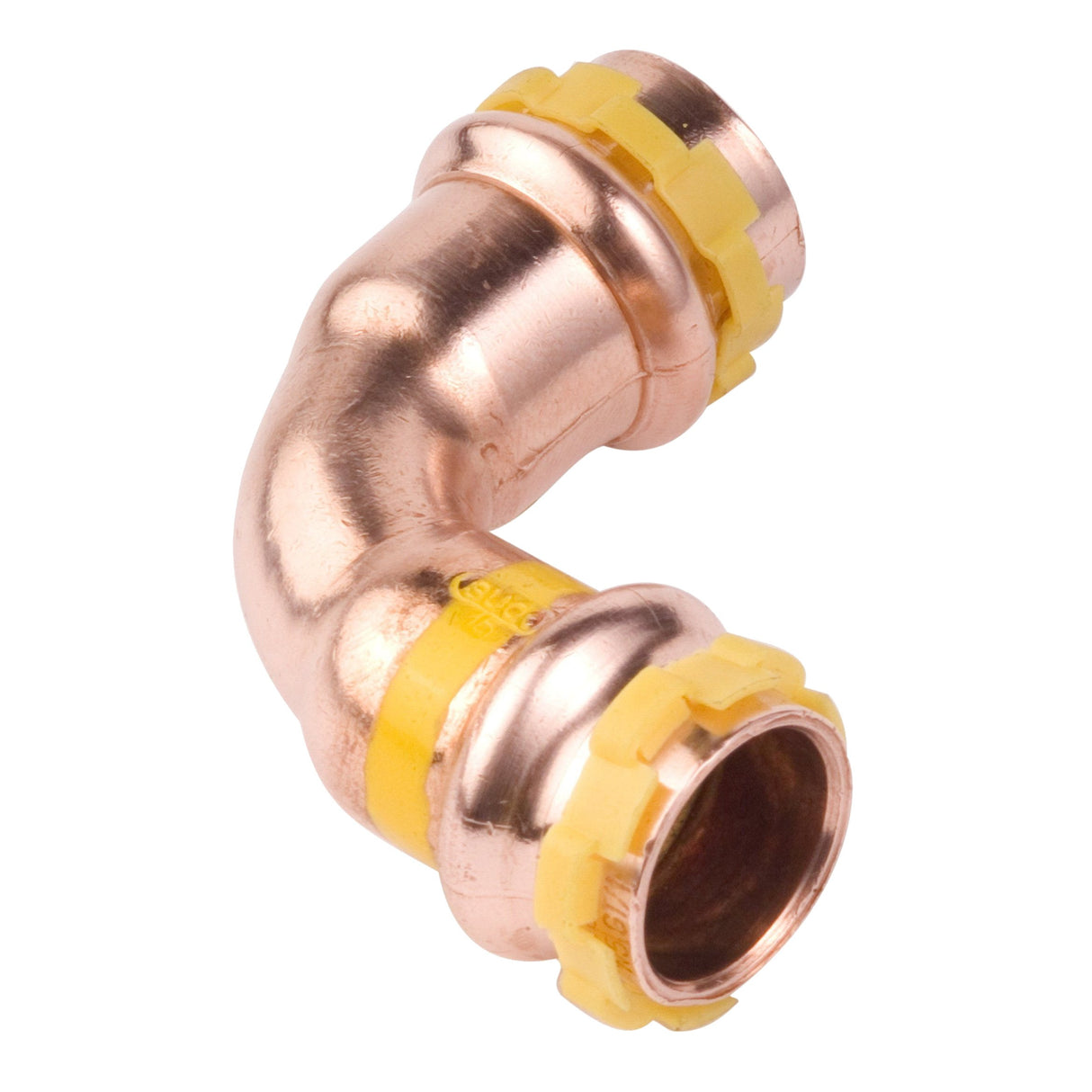 AIPS VSH SudoPress Kupfer Gas Bogen mit leak-before-pressed-Funktion, V-Kontur, 90 Grad HNBR O-Ring