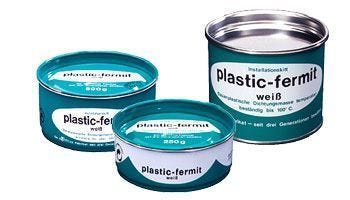 Fermit Dichtungskitt Plastik Fermit weiß dauerplastisch, knetbar, 5kg Eimer