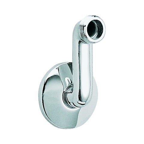 GROHE S-Anschluss mit Außengewinde, Messing, verchromt, Farbe Chrom, mit Rosette
