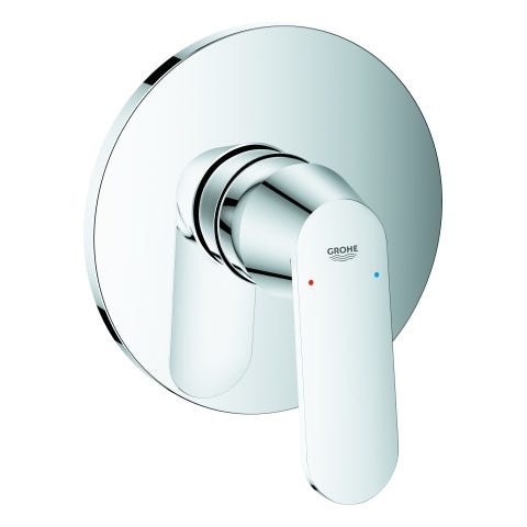 GROHE Einhand-Brausebatterie Eurosmart Cosmopolitan 24044, Fertigmontageset für Rapido SmartBox, chrom