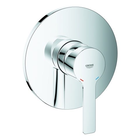 GROHE Einhand-Brausebatterie Lineare 24063_1, Fertigmontageset für Rapido SmartBox, chrom