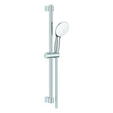 GROHE Brausestangenset Tempesta 110 27598_3, 600mm, Handbrause Tempesta 110, 2 Strahlarten: Rain/Jet, maximaler Durchfluss bei 3 bar: 13.5 l/min, Brauseschlauch Relexaflex 1.750mm, chrom