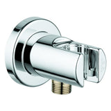 GROHE Wandanschlussbogen Relexa 28628, mit Wandbrausehalter, Außengewinde, chrom