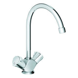 GROHE Spültisch-Einlochbatterie Costa 31831_1, schwenkbarer Rohrauslauf, chrom