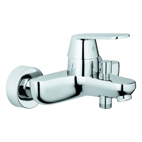 GROHE Einhand-Wannenbatterie Eurosmart Cosmopolitan 32831, Wandmontage, eigensicher, chrom