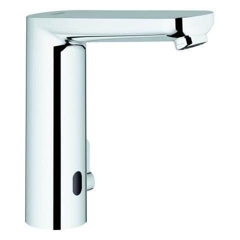 GROHE Infrarot-Elektronik für Waschtisch Eurosmart CE 36422, L-Size, mit Mischung, Rückflussverhinderer, 6 V Lithium-Batterie, Typ CR-P2, chrom