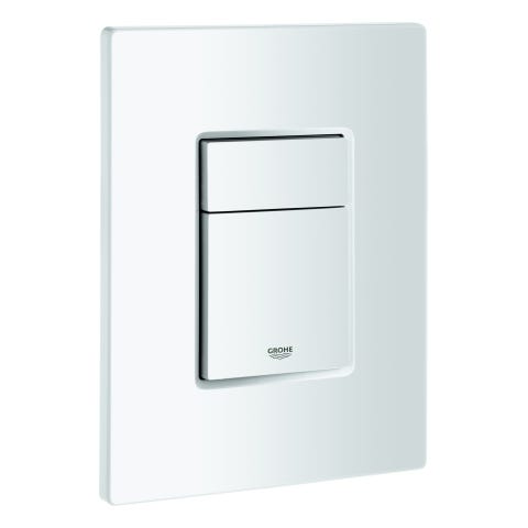 GROHE WC-Betätigung Skate Cosmopolitan 38732, 2-Mengen- und Start & Stopp-Betätigung, 156 x 197 mm, senkrechte und waagerechte Montage, alpinweiß