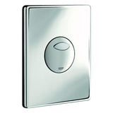 GROHE WC-Betätigung Skate 38862, 2-Mengen- und Start & Stopp-Betätigung, pneumatisch, 156 x 197 mm, senkrechte und waagerechte Montage