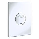 GROHE WC-Betätigung Skate 38862, 2-Mengen- und Start & Stopp-Betätigung, pneumatisch, 156 x 197 mm, senkrechte und waagerechte Montage