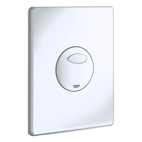 GROHE WC-Betätigung Skate 38862, 2-Mengen- und Start & Stopp-Betätigung, pneumatisch, 156 x 197 mm, senkrechte und waagerechte Montage