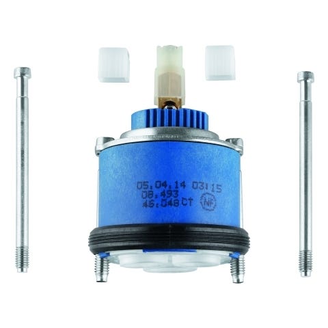 GROHE Kartusche 46048, 46 mm, mit keramischem Dichtsystem, variabel einstellbare Mengenbegrenzung, für Einhandmischer