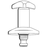 GROHE Oberteil für UP-Ventile DN 15 mit Trecorn-Griff und Schubrosette