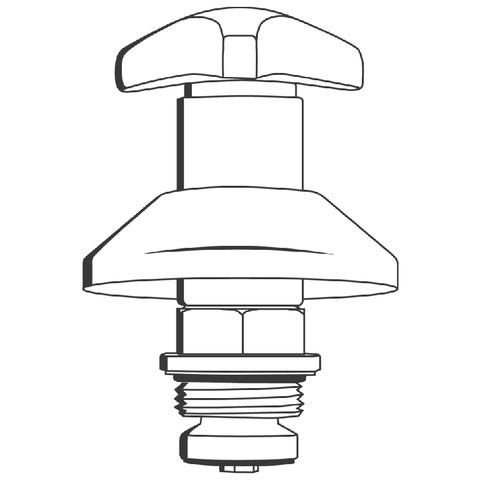 GROHE Oberteil, DN 25, für UP-Ventile 1'', Trecorn-Griff, Schubrosette, chrom