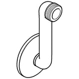 GROHE S-Anschluss mit Außengewinde, Messing, verchromt, Farbe Chrom, mit Rosette