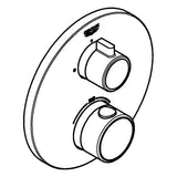 GROHE Thermostat-Brausebatterie Grohtherm 24075, Fertigmontageset für Rapido SmartBox, chrom