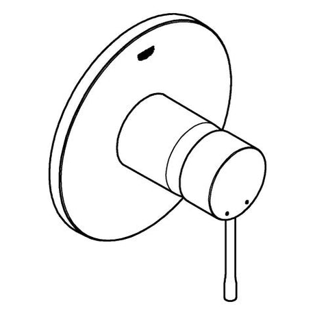 GROHE Einhand-Brausebatterie Essence 24168_1, Fertigmontageset für GROHE Rapido SmartBox, Professional Edition, chrom