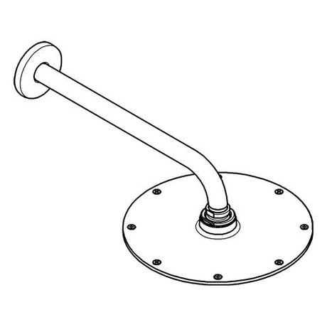GROHE Kopfbrauseset Rainshower Cosmopolitan 210 26062, 1 Strahlart, Brausearm 286 mm, maximaler Durchfluss bei 3 bar: 8.5 l/min, chrom