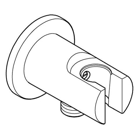 GROHE Wandanschlussbogen Relexa 28628, mit Wandbrausehalter, Außengewinde, chrom