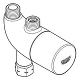 GROHE Thermischer Verbrühschutz/Untertischthermostat Grohtherm Micro 34487, chrom