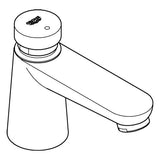 GROHE Selbstschluss-Standventil Euroeco CT 36265, ohne Mischung, Markierung blau/rot, chrom