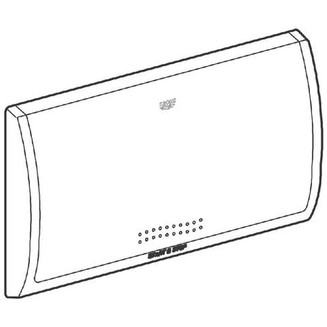 GROHE WC-Betätigung Classic 37053, 330 x 190 mm, alpinweiß