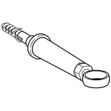 GROHE Spülrohrschelle 37132, für Spülrohr Ø 28 mm, für Wandabstand 15 - 85 mm, chrom