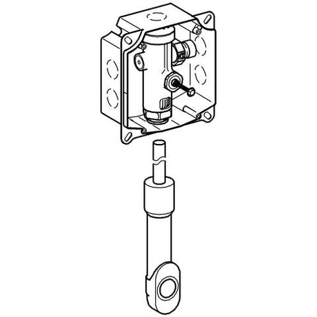 GROHE Druckspüler für WC 37153, DN 20, Wandeinbau, Vorabsperrung, 6-9l einstellbar