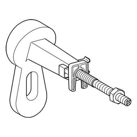 GROHE Wandwinkel Rapid SL 38558, für Vorwand-Montage, für die Befestigung der Elemente am Mauerwerk oder vor der Ständerwand, 2 Stück