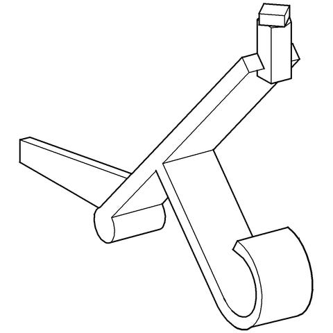 GROHE Hebel 43519, für Wandeinbau-Spülkasten 6-9l