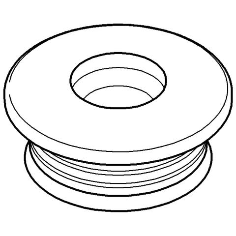 GROHE Adapter 43818, für Urinal, mit Eingangsstutzen, DN 15, chrom