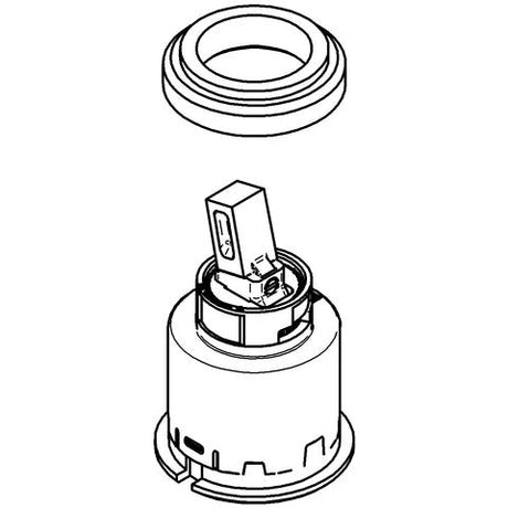 GROHE Keramik-Kartusche Eichelberg 440999, mit Ecom-Funktion