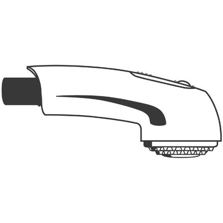 GROHE Spülbrause 46312, Umstellung: Mousseur/Brausestrahl, automatische Rückstellung auf Mousseur, für Spültischbatterien, 33 727, 33 707, 33 933, chrom/fehgrau