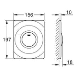 GROHE WC-Betätigung Surf