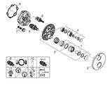 GROHE Thermostat-Brausebatterie Grohtherm 24076, mit integrierter 2-Wege-Umstellung, Fertigmontageset für Rapido SmartBox, chrom