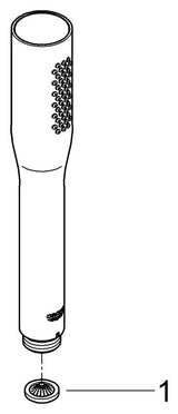 GROHE Handbrause Euphoria Cosmopolitan Stick 27367, 1 Strahlart, chrom