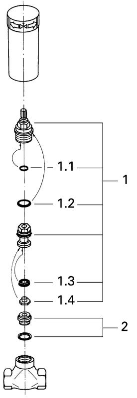 GROHE Unterputz-Ventil-Unterteil