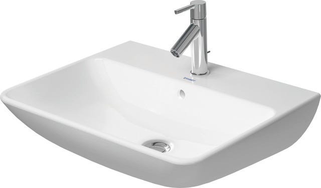 DU Waschtisch ME by Starck mit ÜL, mit HLB, 1 HL, weiß