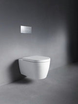 DU Wand-WC ME by Starck 570 mm Tiefspüler, rimless, Durafix, weiß