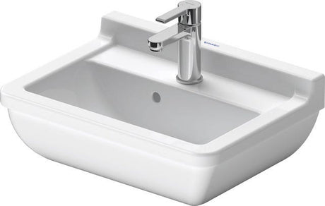 DU Waschtisch Starck 3 mit ÜL, mit HLB, 1 HL, weiß