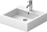 DU Waschtisch Vero mit Überlauf und Hahnlochblende, weiß