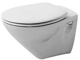 DU Wand-WC Design Classics Hornberg Tiefspüler, Wand, Keramik, glänzend, Spülwasser 6 l, Spülrand halb offen, Abgang waagerecht, S-förmiger Abfluss, Maße 530x360x340 mm
