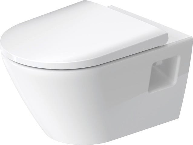 DU Wand-WC Set 540 mm D-Neo Weiß,TS rimless,WC-Sitz m.Absenkautomatik