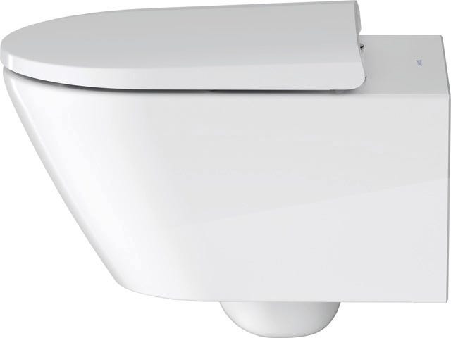 DU Wand-WC Set 540 mm D-Neo Weiß,TS rim.,WC-Sitz m.Absenkaut.,inkl.Durafix