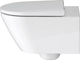 DU Wand-WC Set 540 mm D-Neo Weiß,TS rim.,WC-Sitz m.Absenkaut.,inkl.Durafix