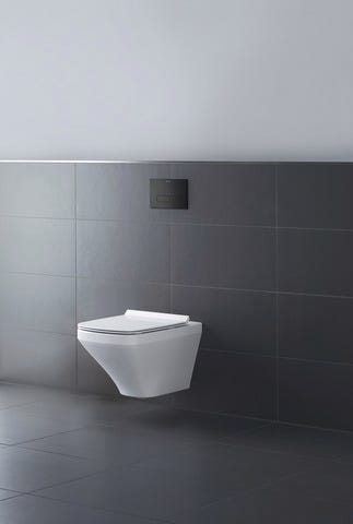 DU WC-Sitz DuraStyle mit SoftClose Scharniere edelstahl, weiß
