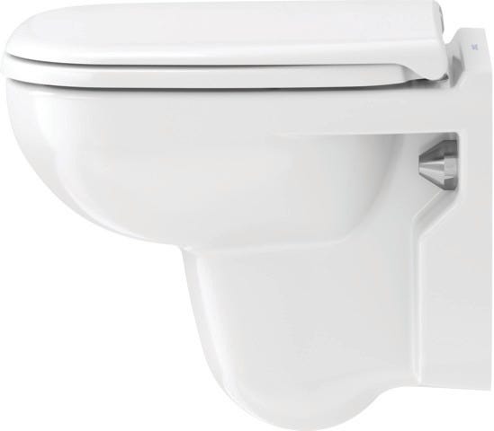 DU WC-Sitz D-Code mit SoftClose Scharniere Kunststoff, weiß