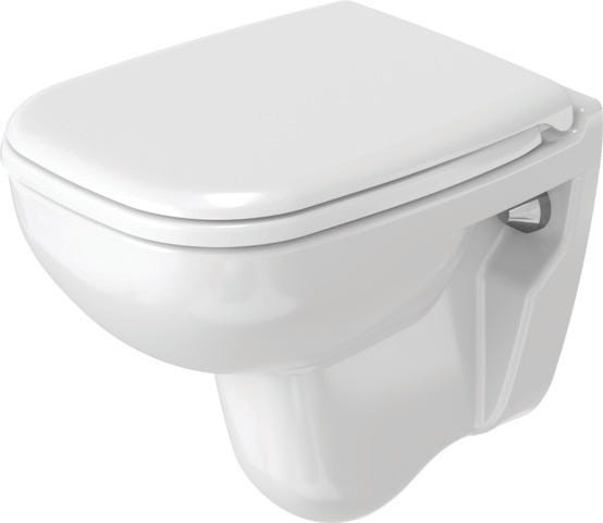 DU Wand-WC D-Code Compact 480 mm Tiefspüler, weiß