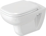 DU Wand-WC D-Code 545mm, weiß rimless, Tiefspüler, 4,5Liter