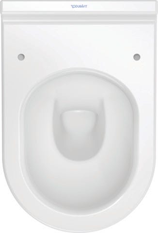 Duravit Starck 3 WC-Set wandhängend, weiß Hochglanz, Tiefspüler, mit WC-Sitz und Absenkautomatik
